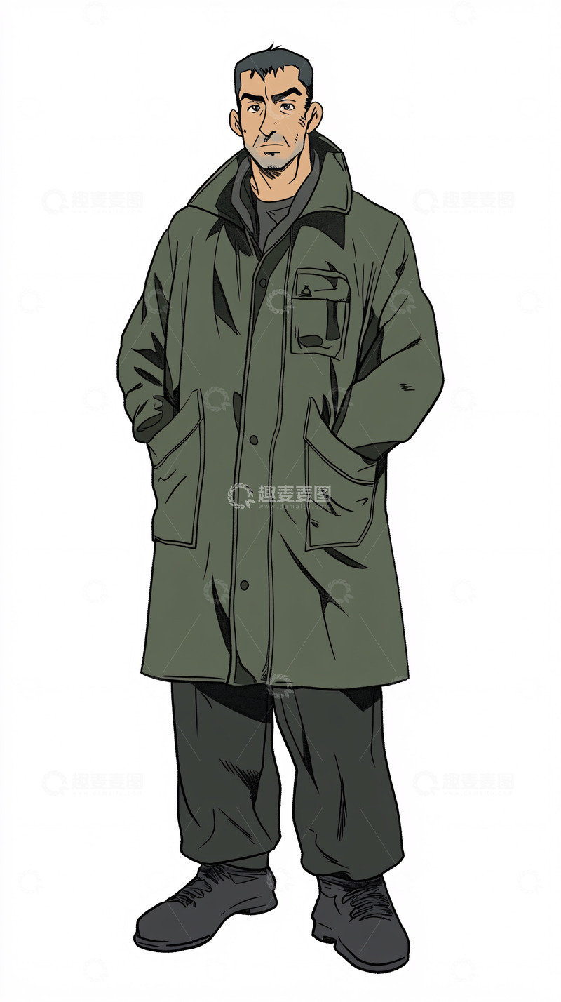 高清大图下载【趣麦麦图】中年男子