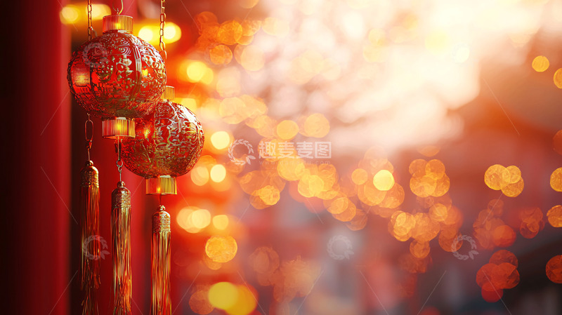 高清大图下载【趣麦麦图】中式灯笼