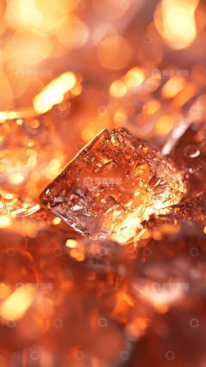 高清大图下载【趣麦麦图】冰块特写