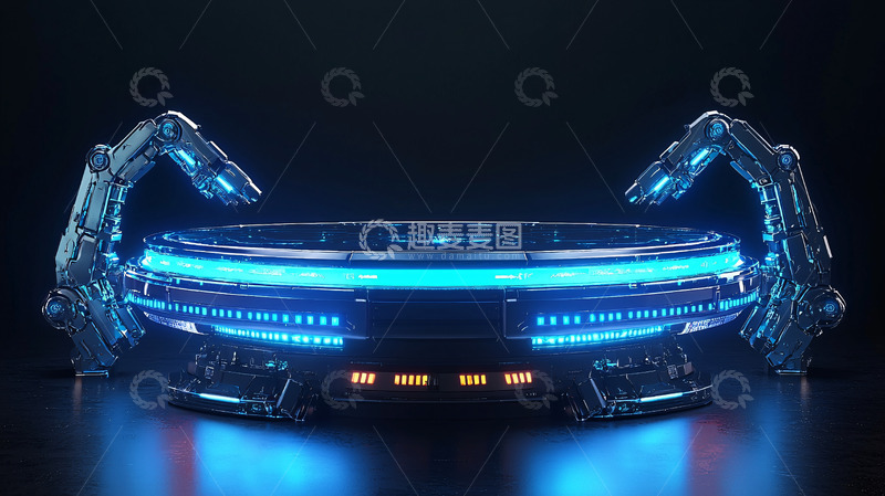 高清大图下载【趣麦麦图】未来科技产品展示台