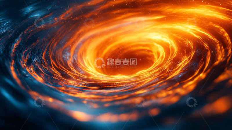 高清大图下载【趣麦麦图】漩涡星云火焰