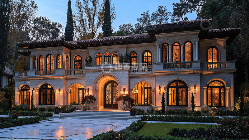 高清大图下载【趣麦麦图】豪华别墅外观