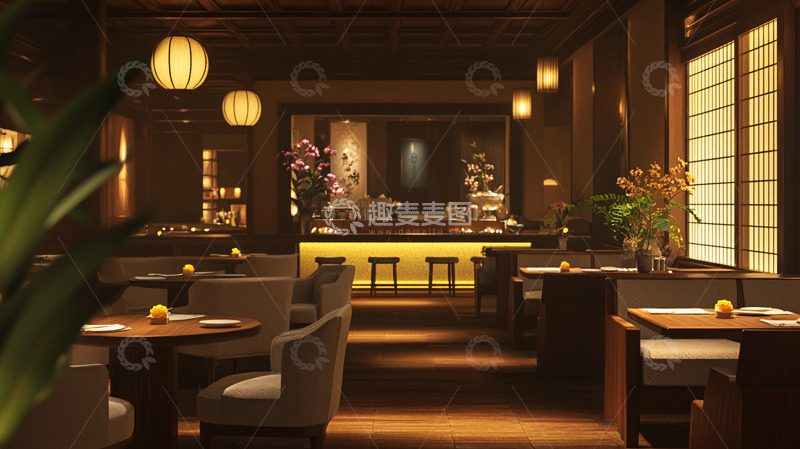 高清大图下载【趣麦麦图】日式酒吧餐厅