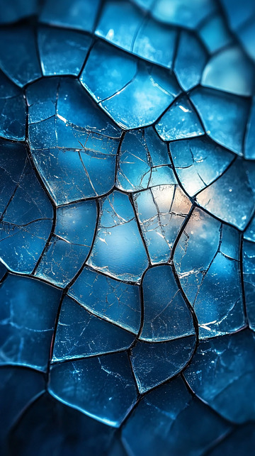蓝色蜂窝状纹理