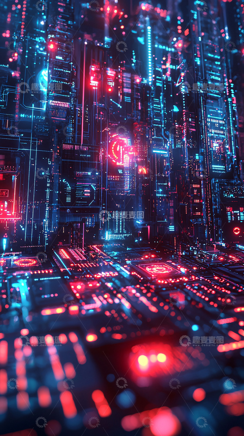 高清大图下载【趣麦麦图】未来科技感
