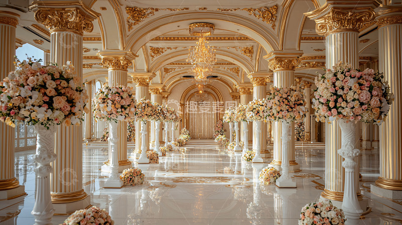 高清大图下载【趣麦麦图】华丽宫殿宴会场景