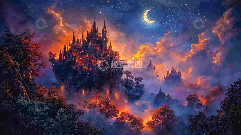 高清大图下载【趣麦麦图】梦幻城堡
