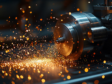 金属切割火花四溅