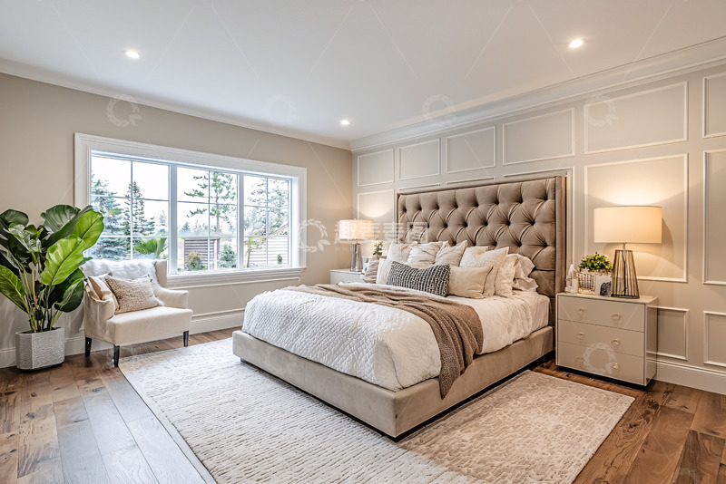 高清大图下载【趣麦麦图】现代简约卧室7