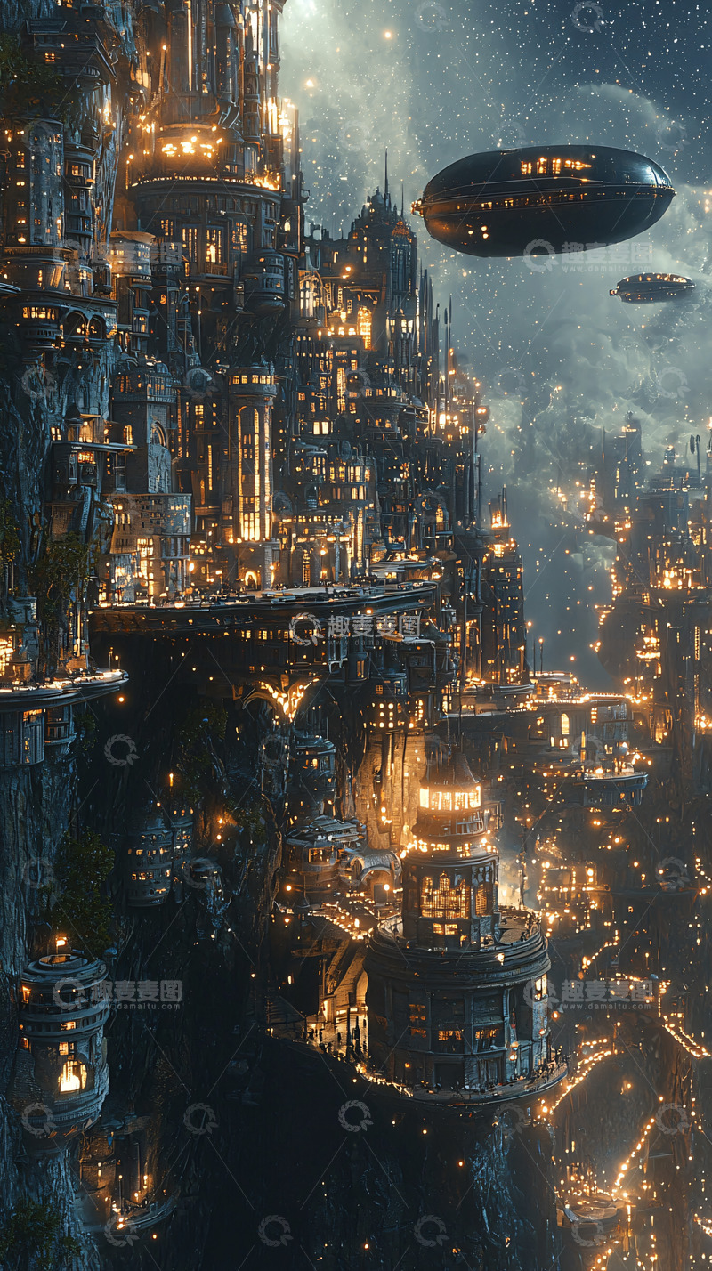 高清大图下载【趣麦麦图】未来都市
