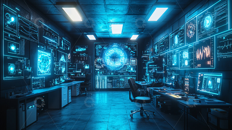 高清大图下载【趣麦麦图】未来科技实验室