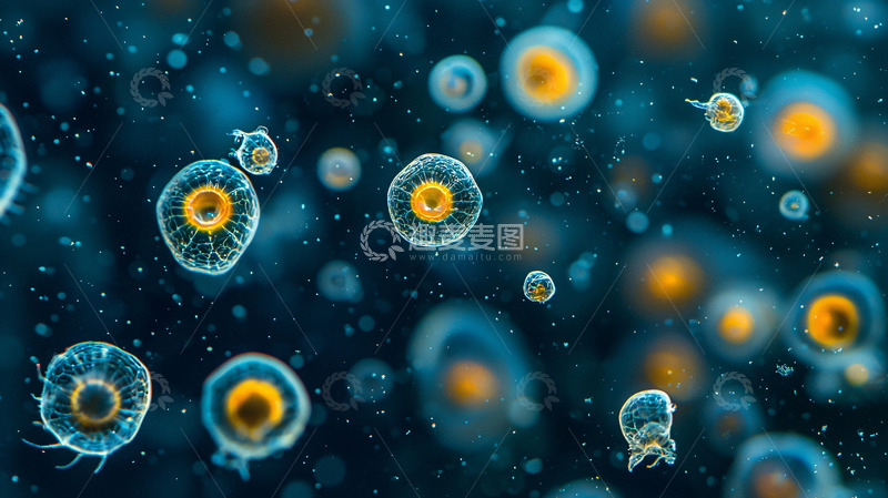 高清大图下载【趣麦麦图】显微镜下的微生物世界