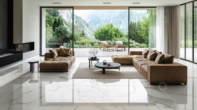 高清大图下载【趣麦麦图】现代极简风客厅景观