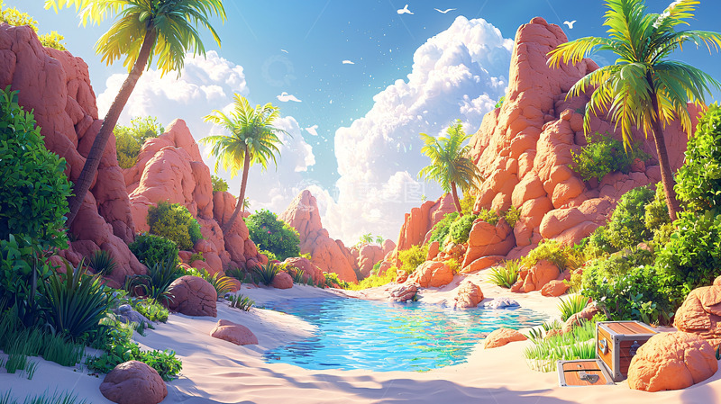 高清大图下载【趣麦麦图】热带天堂海滩风景