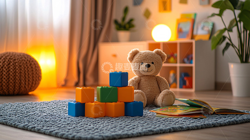 高清大图下载【趣麦麦图】儿童房玩具一角