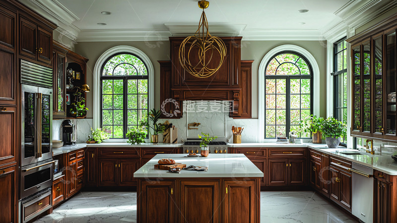 高清大图下载【趣麦麦图】高端大气厨房设计