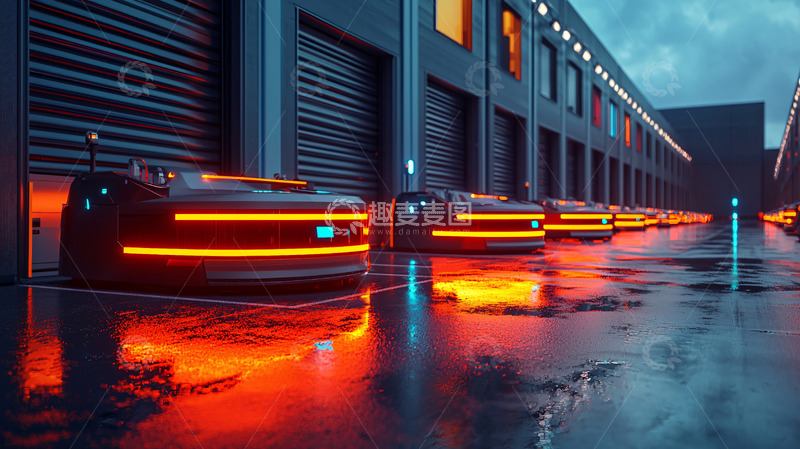 高清大图下载【趣麦麦图】未来科技感仓库