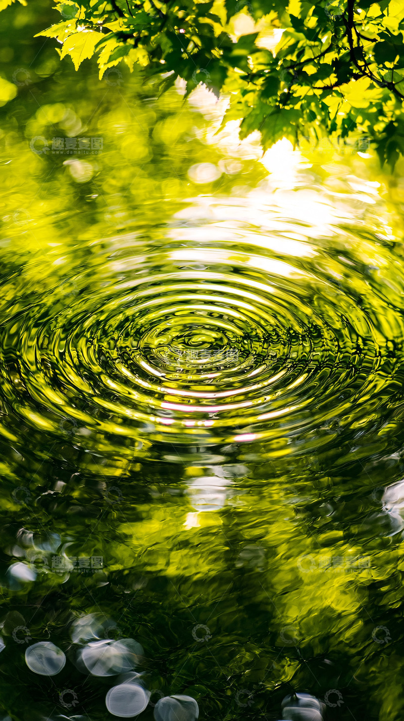 高清大图下载【趣麦麦图】水面涟漪