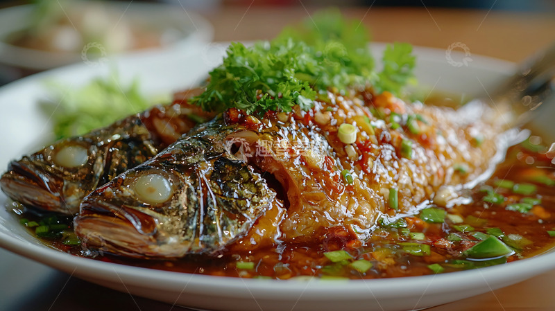 高清大图下载【趣麦麦图】红烧鱼