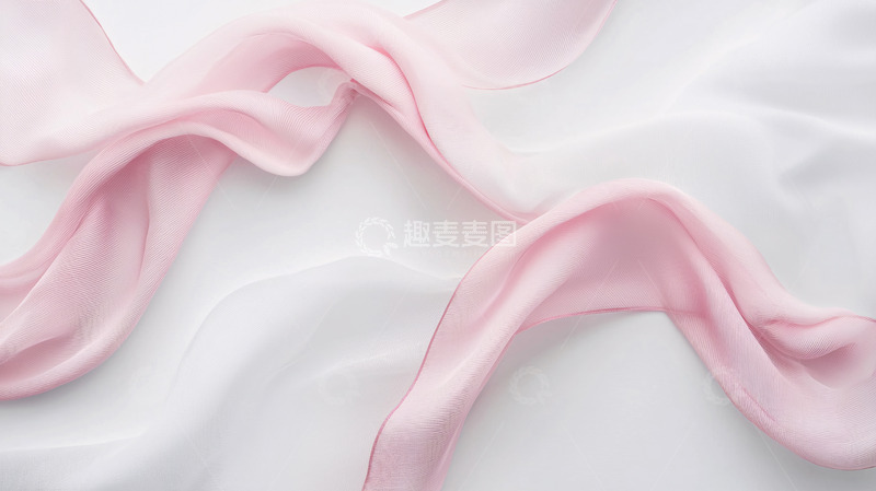 高清大图下载【趣麦麦图】粉色丝绸质感布料