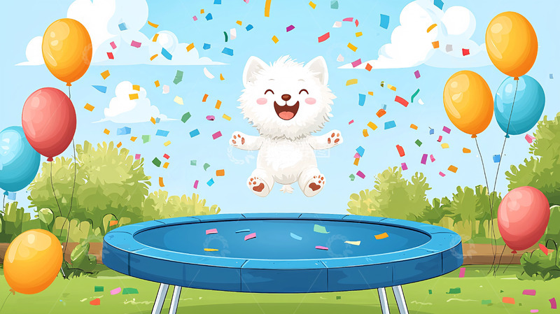 高清大图下载【趣麦麦图】蹦床