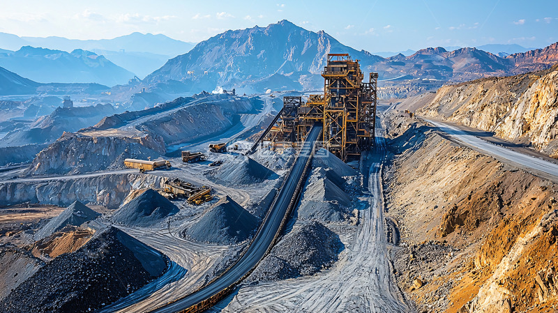 高清大图下载【趣麦麦图】-矿山破碎站