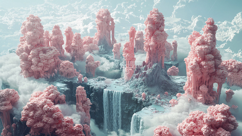 高清大图下载【趣麦麦图】粉色梦幻城堡