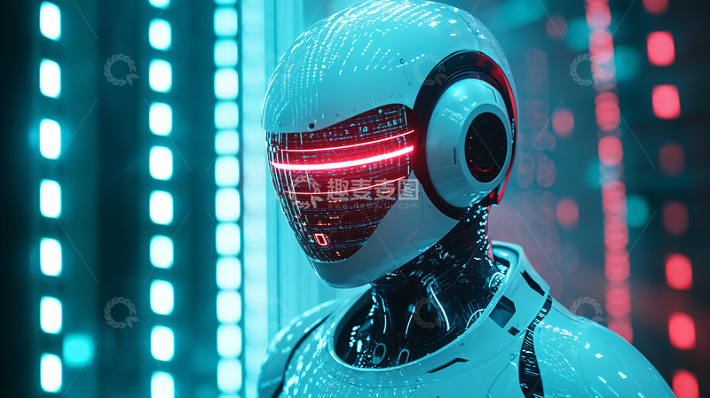 高清大图下载【趣麦麦图】未来科技感机器人头像