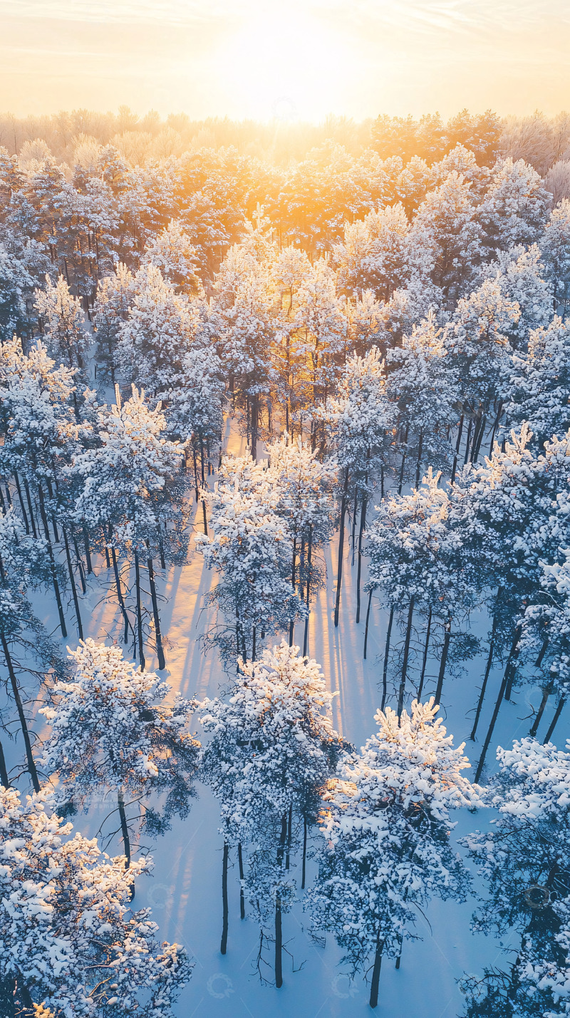 高清大图下载【趣麦麦图】冬季森林