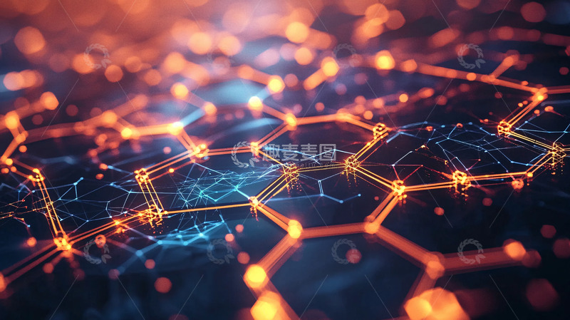 高清大图下载【趣麦麦图】科技感网络连接