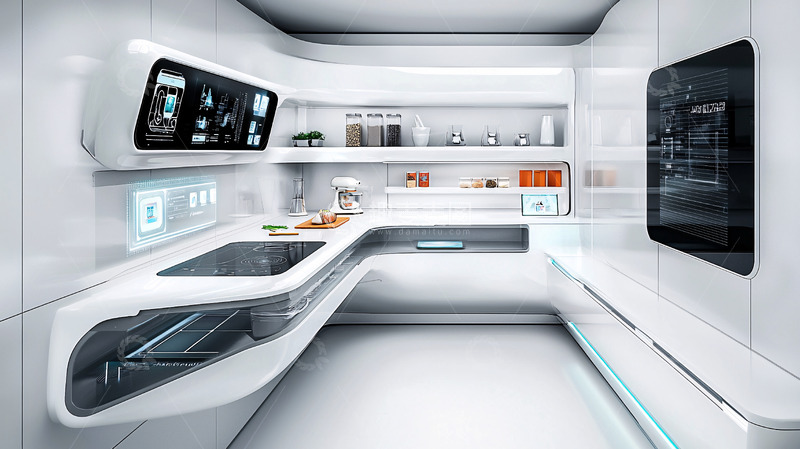 高清大图下载【趣麦麦图】未来厨房