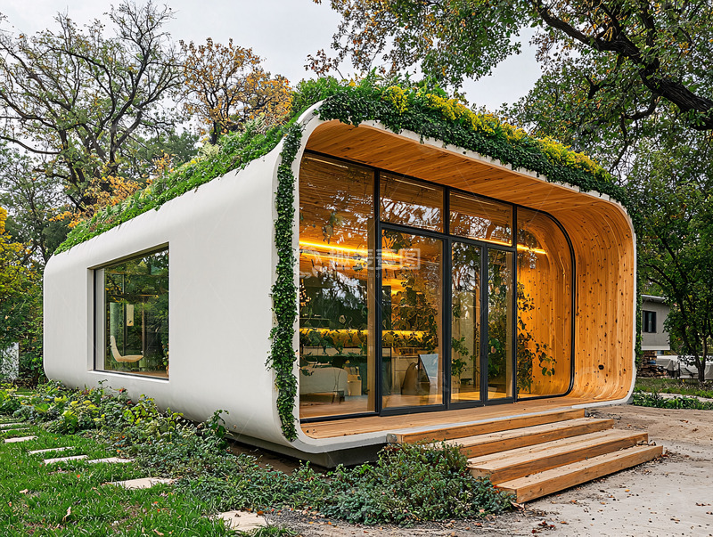 高清大图下载【趣麦麦图】绿色环保生态房屋