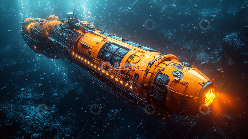 高清大图下载【趣麦麦图】深海探测器