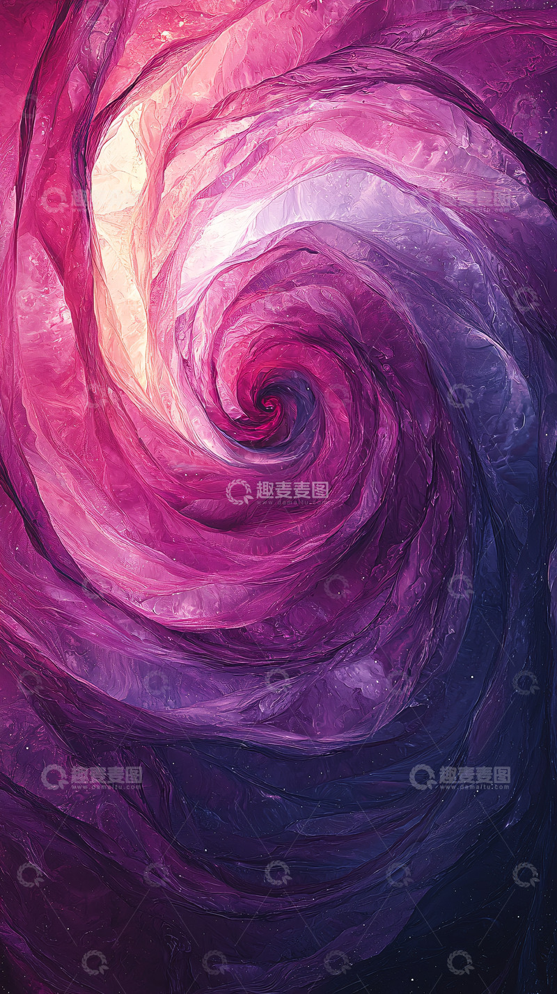 高清大图下载【趣麦麦图】紫色漩涡抽象背景