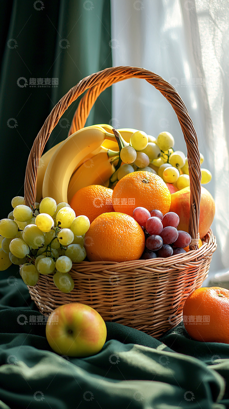 高清大图下载【趣麦麦图】水果篮