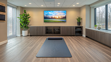 现代简约瑜伽室