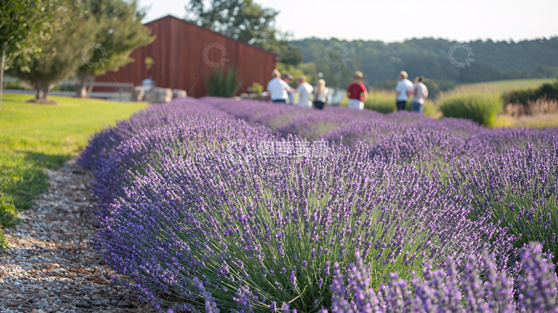 高清大图下载【趣麦麦图】薰衣草田园风景