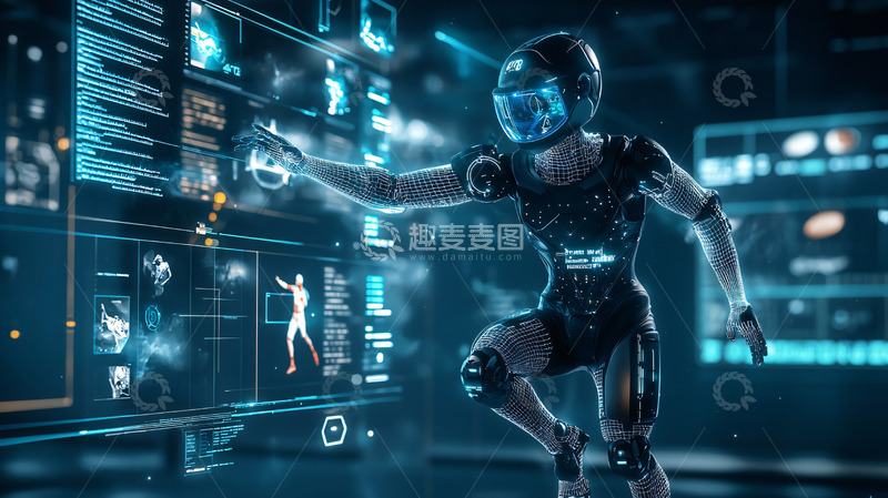 高清大图下载【趣麦麦图】未来科技