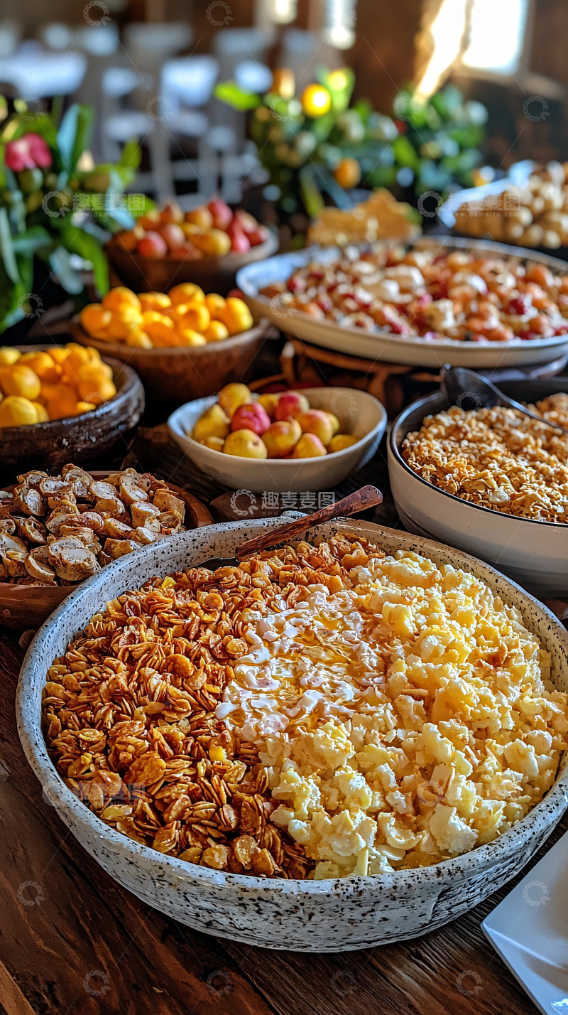 高清大图下载【趣麦麦图】乡村风格自助餐