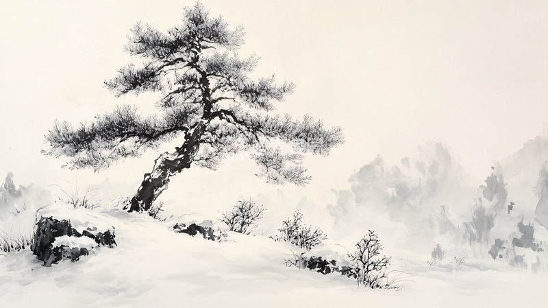 高清大图下载【趣麦麦图】水墨画