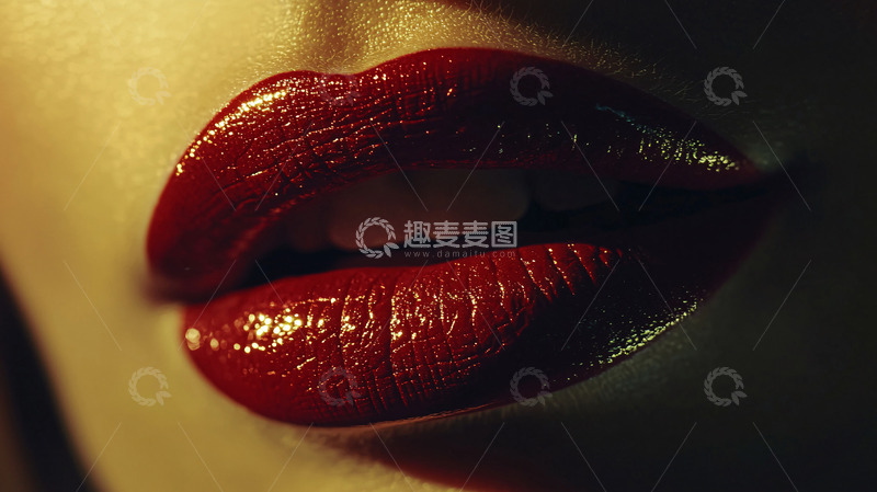 高清大图下载【趣麦麦图】红唇特写