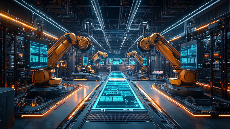 高清大图下载【趣麦麦图】未来科技感工业场景