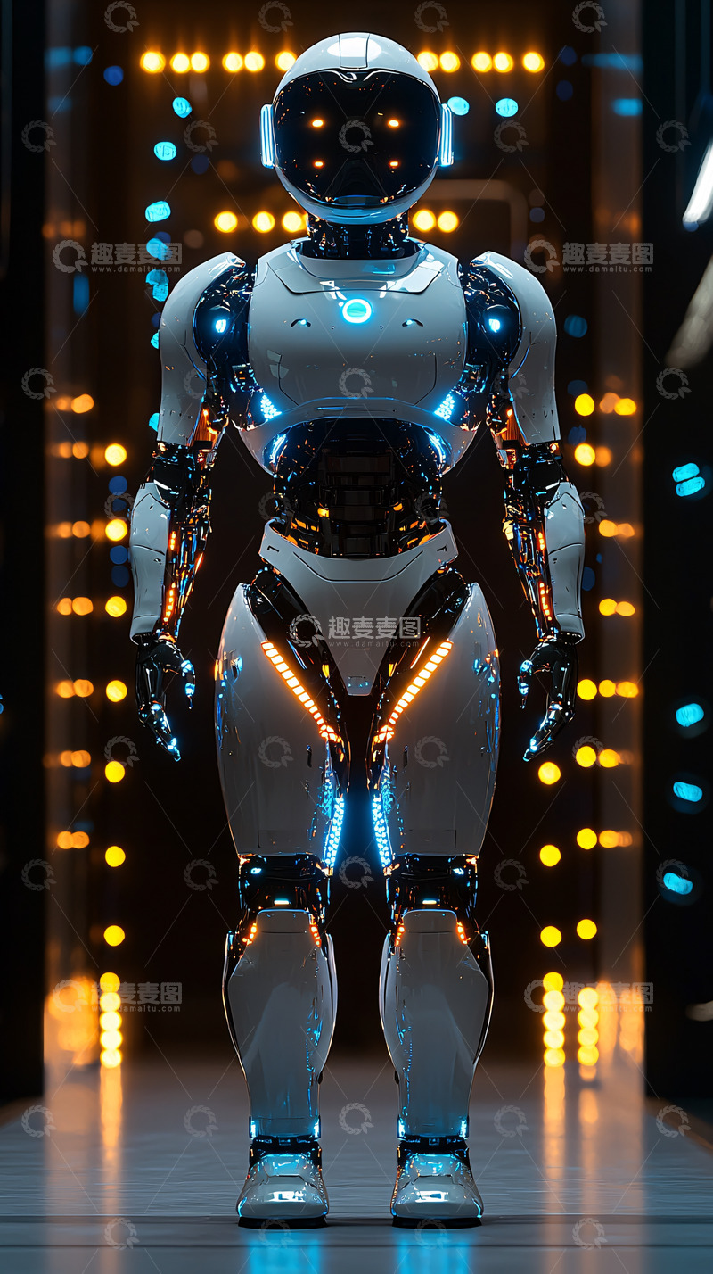 高清大图下载【趣麦麦图】科幻机器人