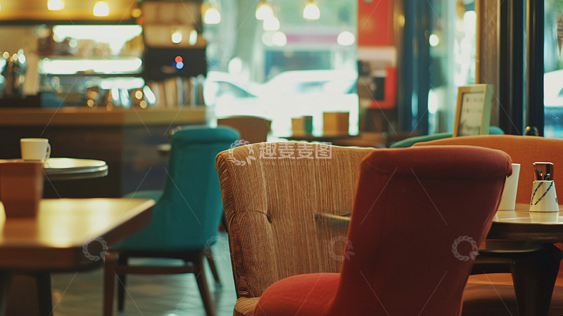 高清大图下载【趣麦麦图】咖啡馆室内