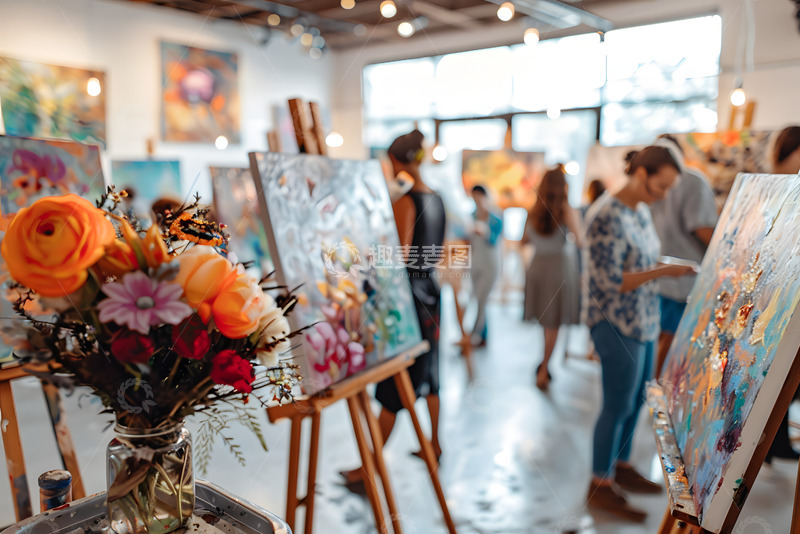 高清大图下载【趣麦麦图】油画艺术教育3