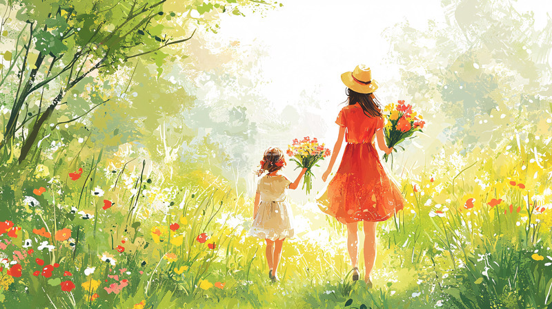 高清大图下载【趣麦麦图】母亲节