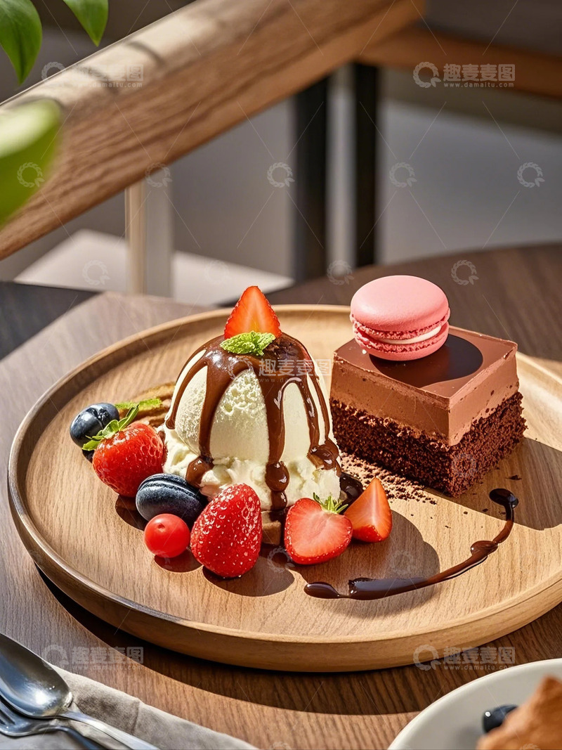 高清大图下载【趣麦麦图】美味冰淇淋蛋糕1