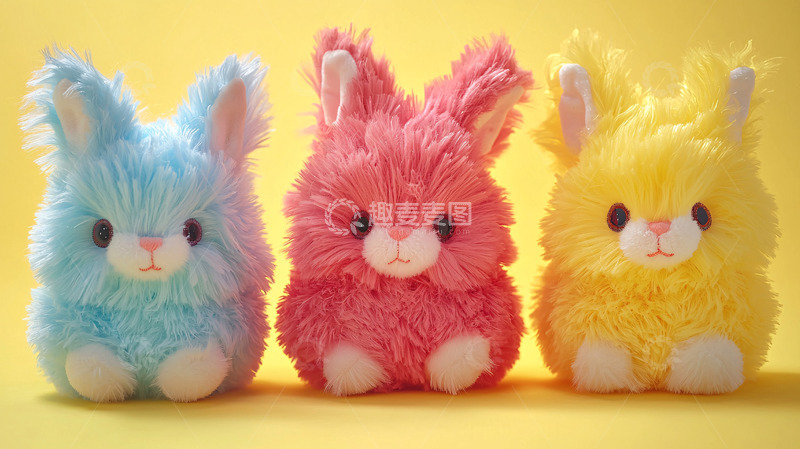 高清大图下载【趣麦麦图】毛绒兔子玩偶