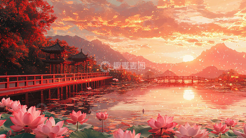 高清大图下载【趣麦麦图】唯美古风意境图