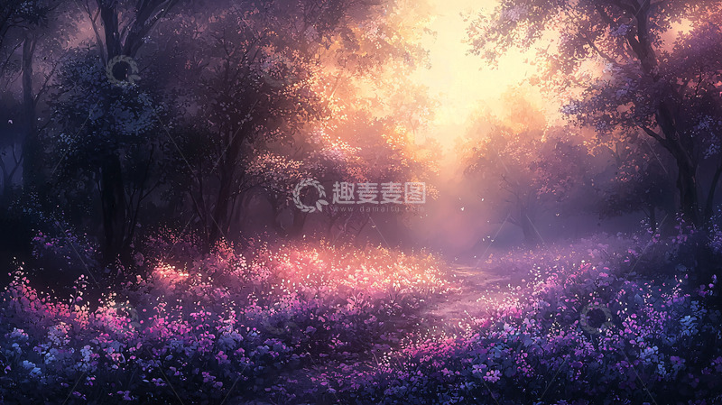 高清大图下载【趣麦麦图】梦幻森林